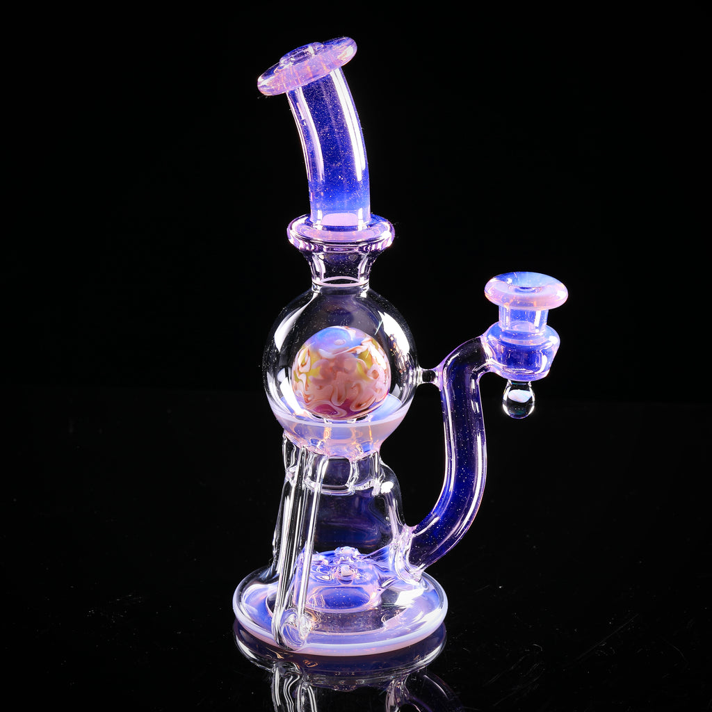OM Glass-💦 Vasuki Recycler Rose Quartz