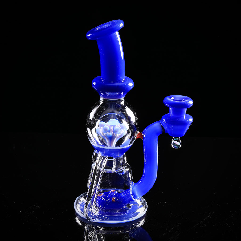 OM Glass-💦 Vasuki Recycler Blue Cheese