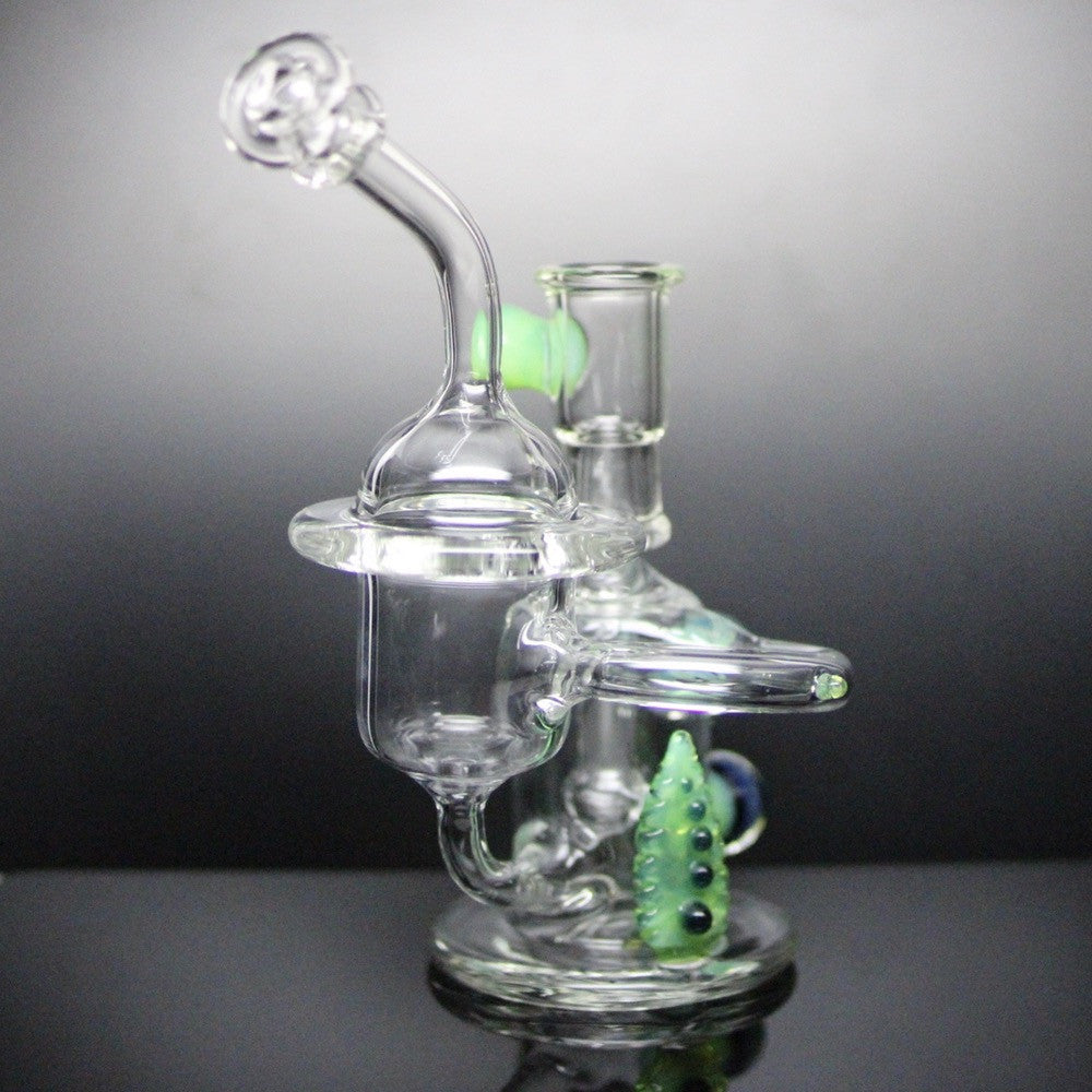 Large Green & Blue Recycler
