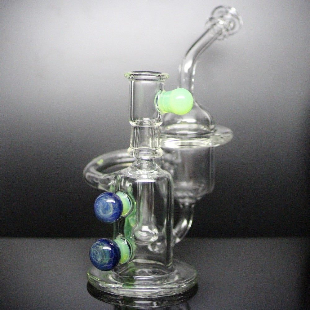 Large Green & Blue Recycler