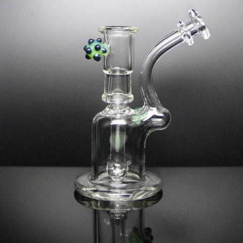 Short Green with blue spores