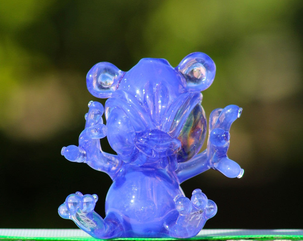 Purple lollipop over Blue Cheese Cosmonaut monster