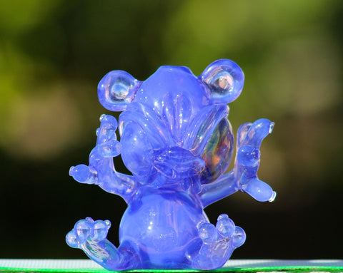 Purple lollipop over Blue Cheese Cosmonaut monster