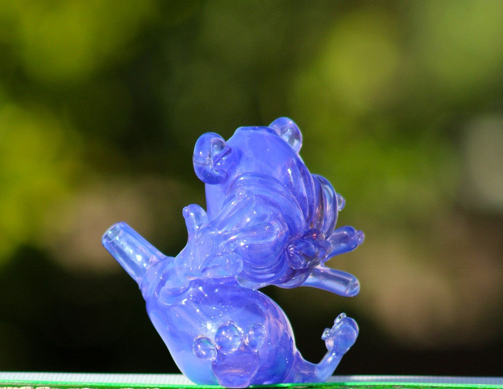 Purple lollipop over Blue Cheese Cosmonaut monster