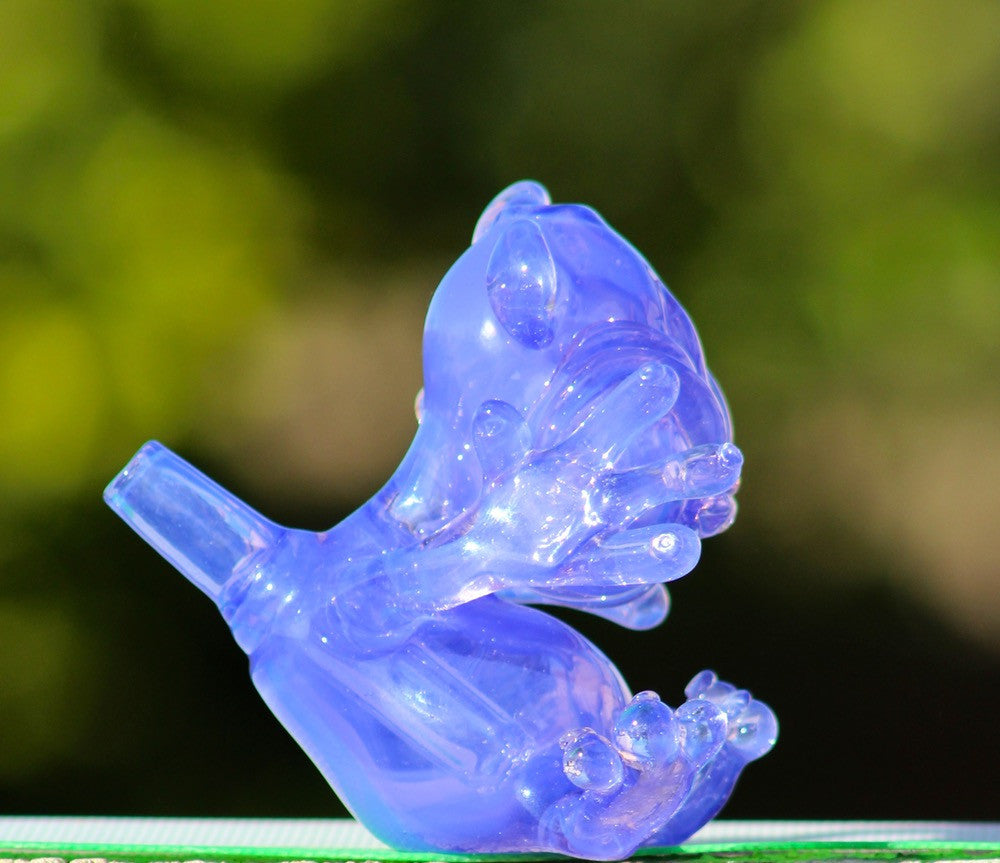 Purple lollipop over Blue Cheese Cosmonaut monster