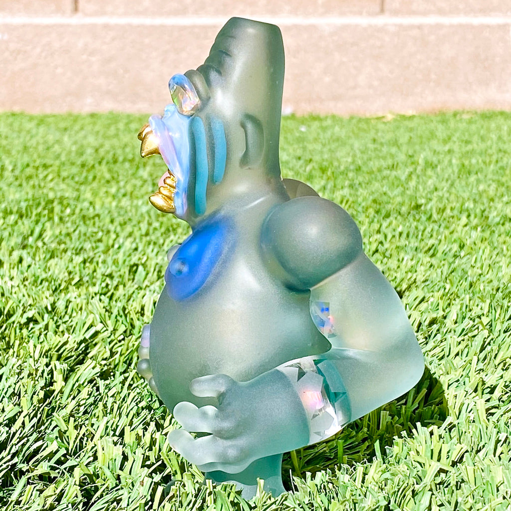 “Hide the Six Star” Sandblasted Trilla Gorilla Rig [Standing] with Gold Grills