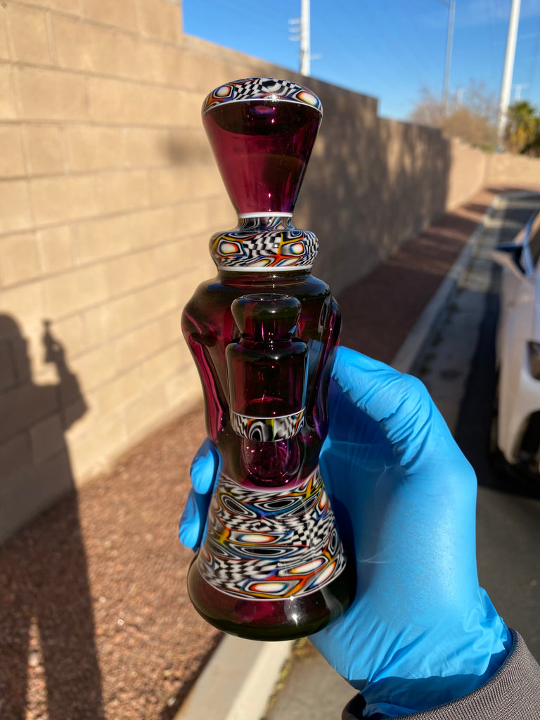 @rycraftedglass x @mr.voorhees -  Murrine Full Size Recycler