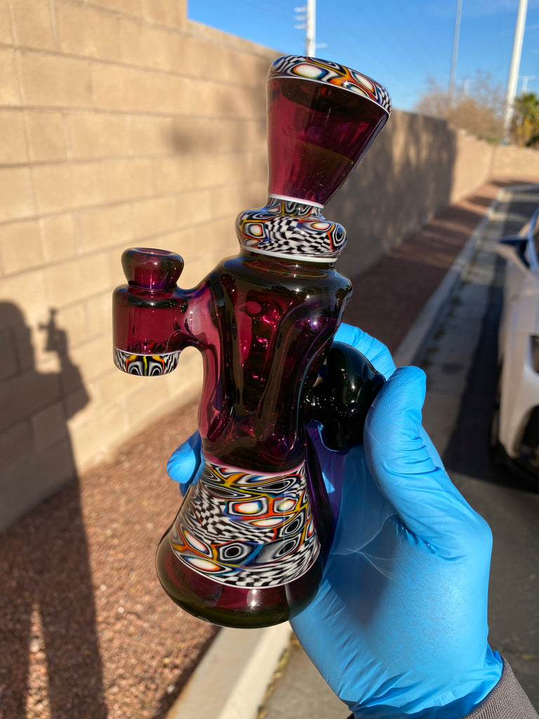 @rycraftedglass x @mr.voorhees -  Murrine Full Size Recycler