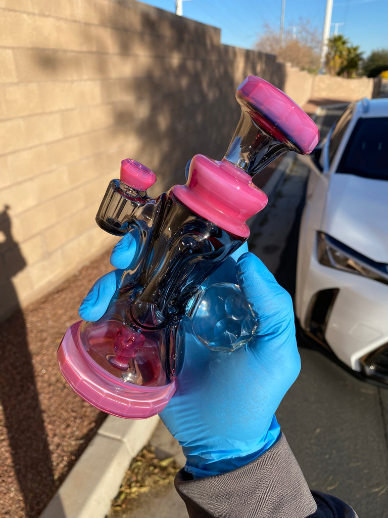 @rycraftedglass x @derekboroboy- Boroboy Full Size Recycler