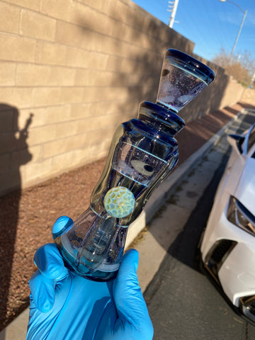 @rycraftedglass x  @philsiegelglass- Stargazer Full Size Recycler