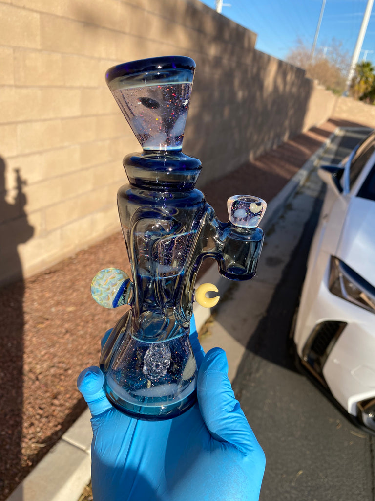 @rycraftedglass x  @philsiegelglass- Stargazer Full Size Recycler