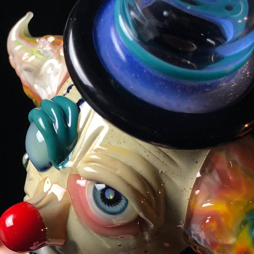White Monkey Glass "Thomas the Clown 🤡"