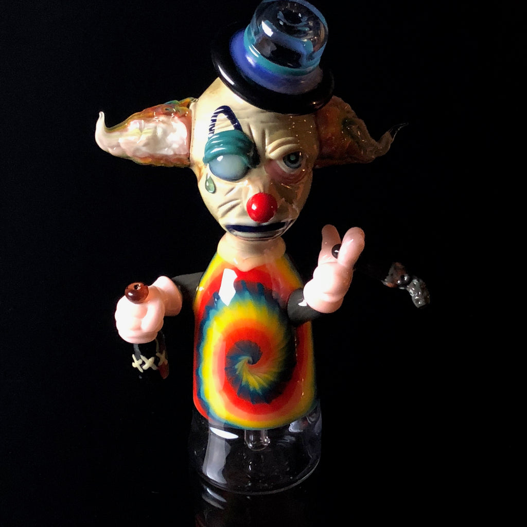 White Monkey Glass "Thomas the Clown 🤡"