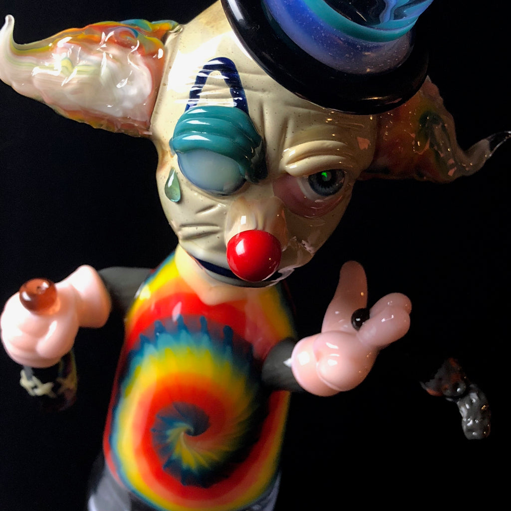 White Monkey Glass "Thomas the Clown 🤡"