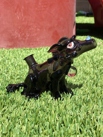 Jsmart Glass Dusk Howling Wolf