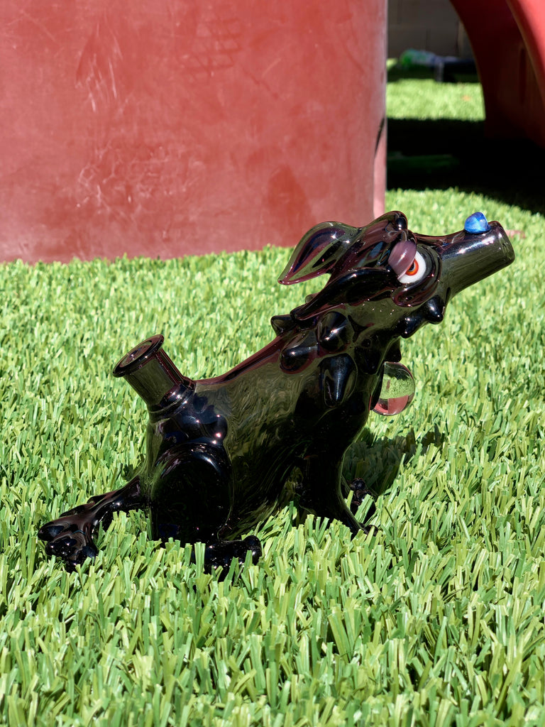 Jsmart Glass Dusk Howling Wolf