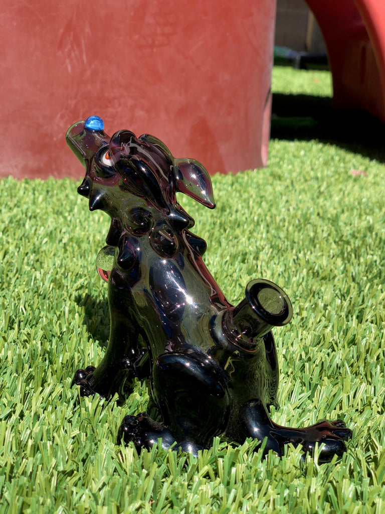 Jsmart Glass Dusk Howling Wolf