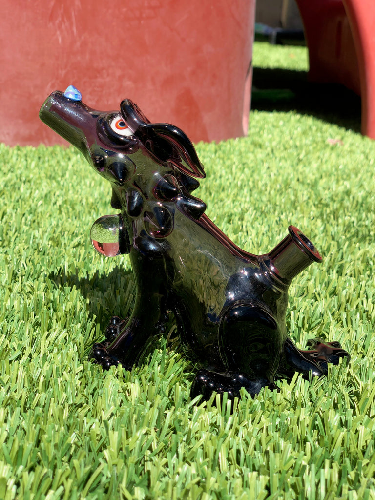 Jsmart Glass Dusk Howling Wolf