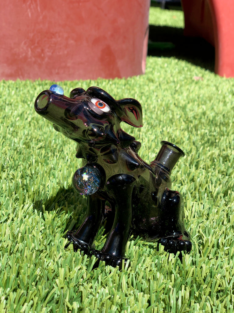 Jsmart Glass Dusk Howling Wolf