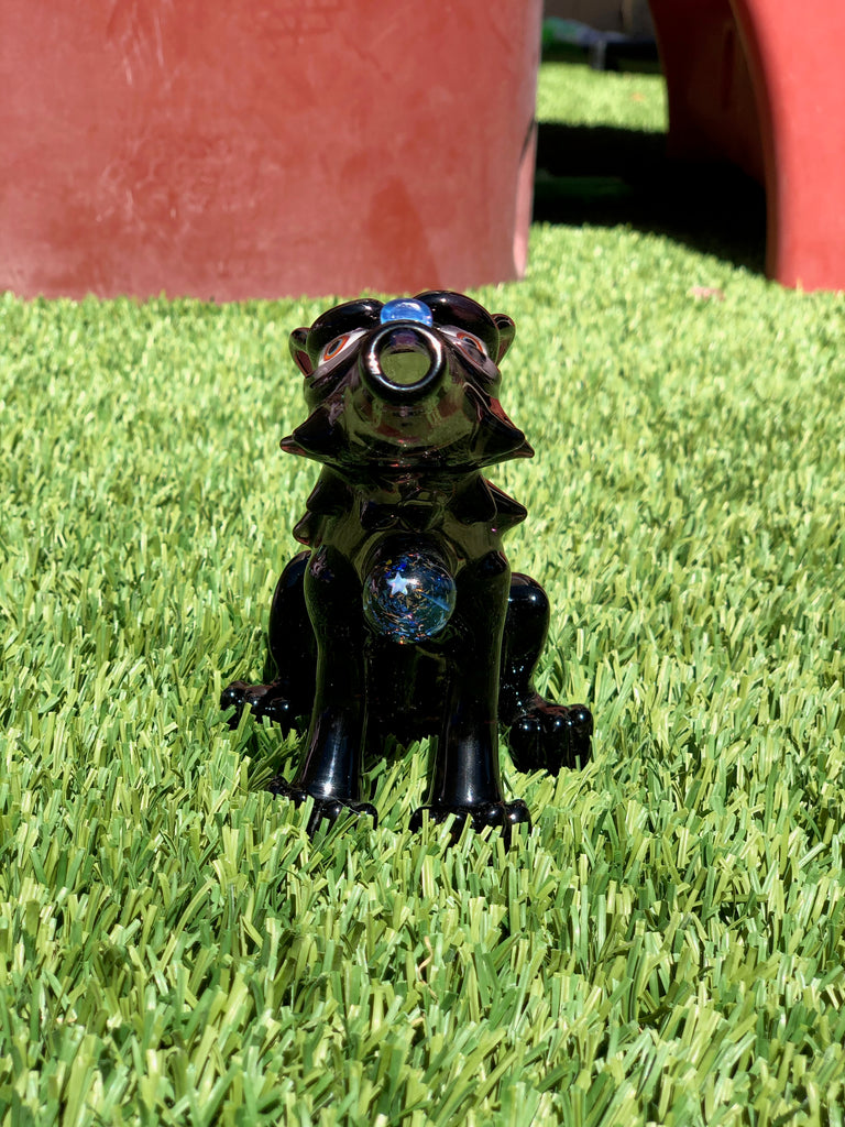 Jsmart Glass Dusk Howling Wolf