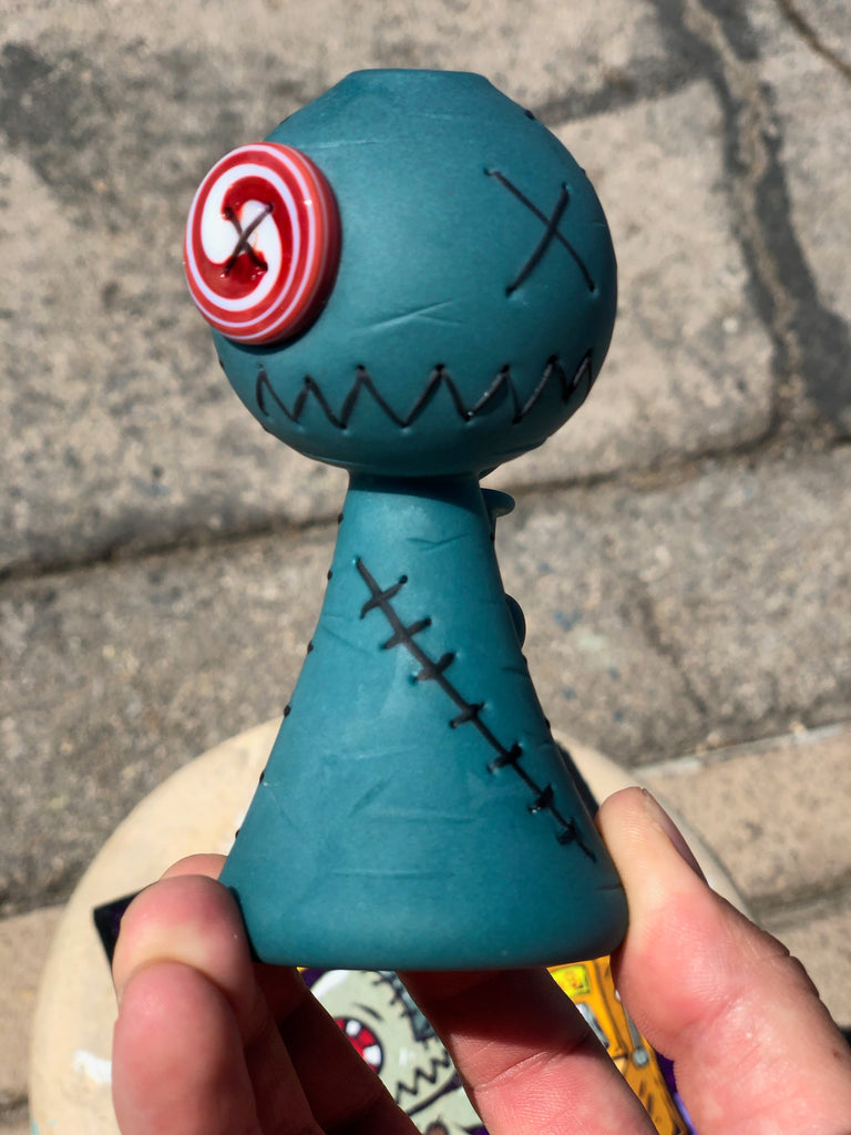 Aqua Azul /Red wigwag eye Mini Jammer