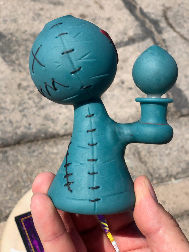 Aqua Azul /Red wigwag eye Mini Jammer