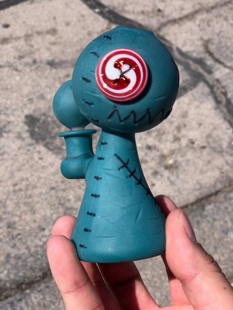 Aqua Azul /Red wigwag eye Mini Jammer