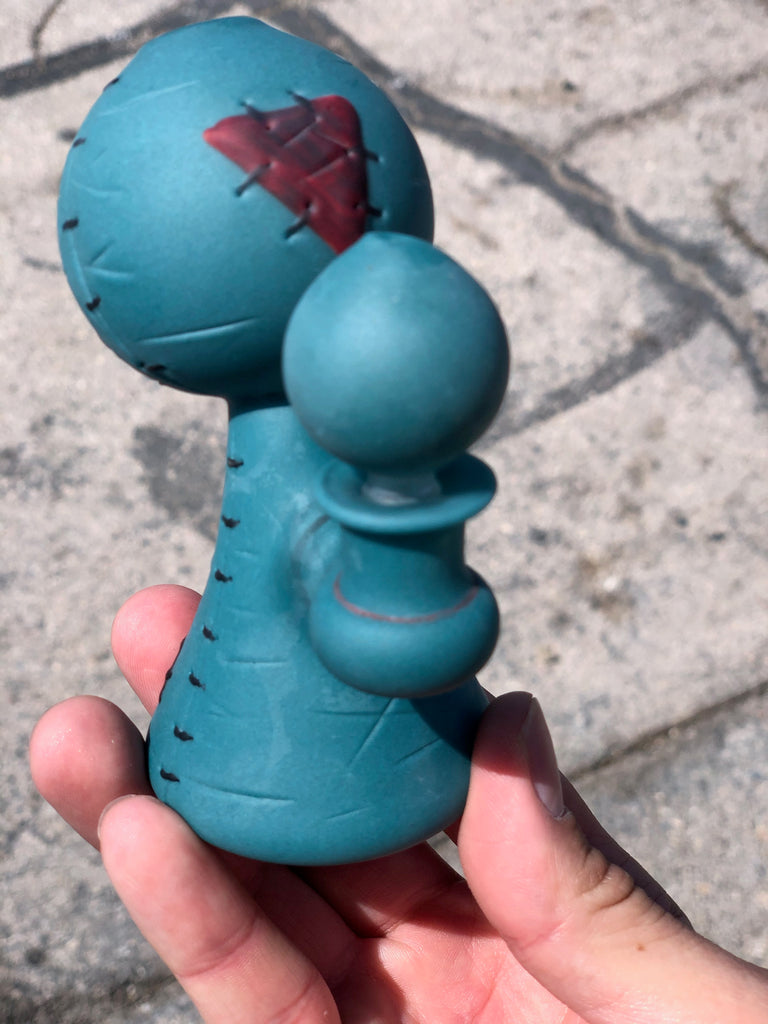 Aqua Azul /Red wigwag eye Mini Jammer