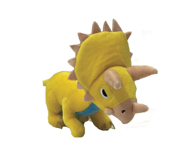 Elbo-Triceratops Yellow Mini 12"