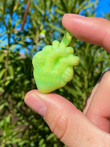 Babedrienne Sunset Slyme  Heart Pendant