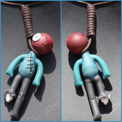 Red, Black & Blue Voodoo Pendant