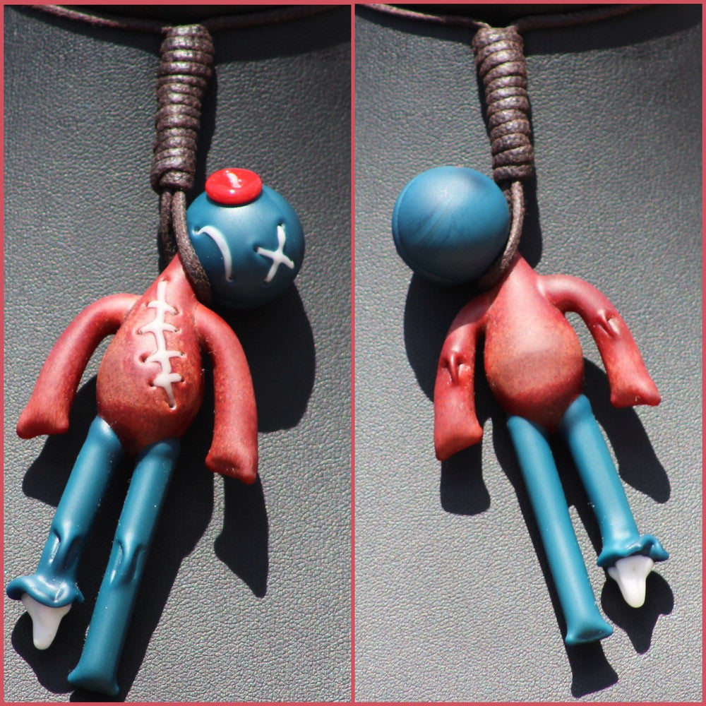 Red & Blue Voodoo Pendant