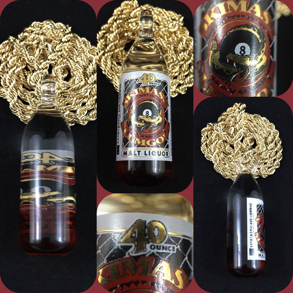 Ski Mask X Slum Gold Malt Pendant