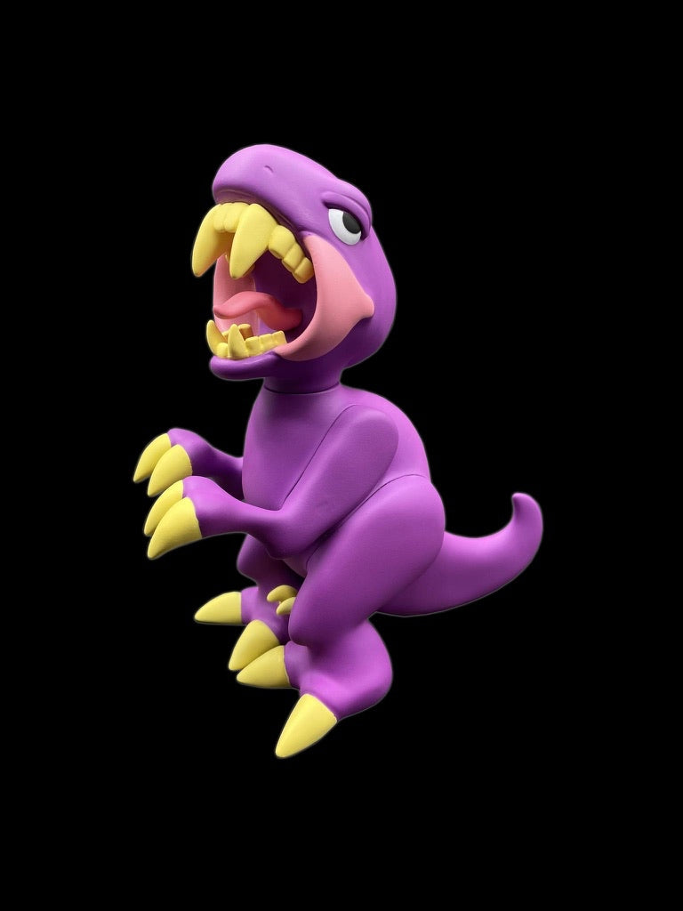 Elbo-Purple Raptor Vinyl Toy (12 inch) & (6 inch)