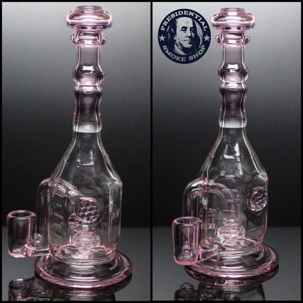 Pink Vintage Pyrex Bottle Rig