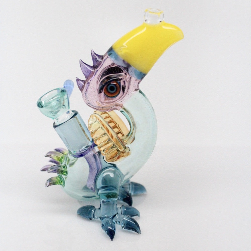 Yellow Crayon, Raindrop and Blue Stardust Prehistoric Toucan