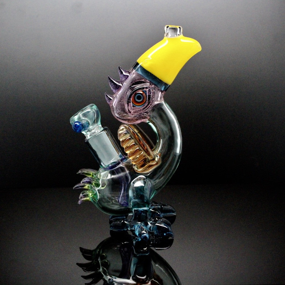 Yellow Crayon, Raindrop and Blue Stardust Prehistoric Toucan