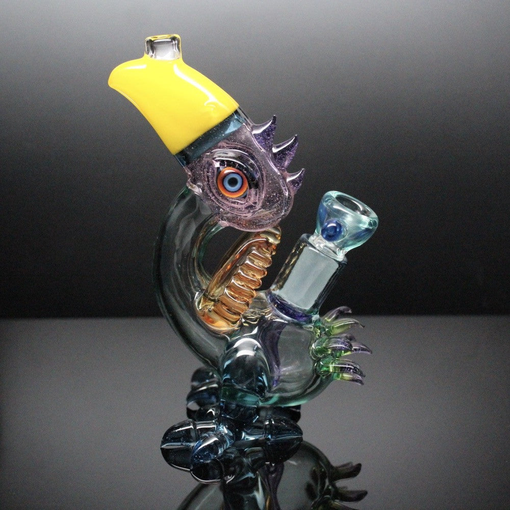 Yellow Crayon, Raindrop and Blue Stardust Prehistoric Toucan