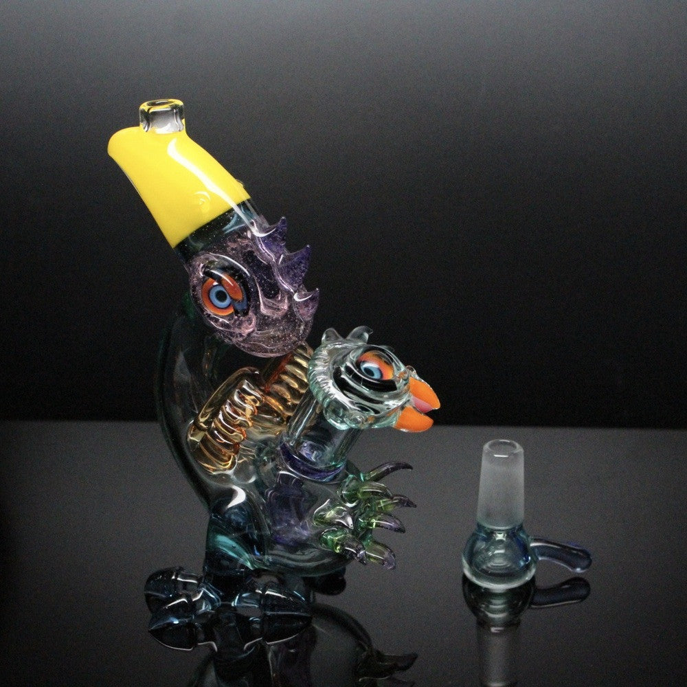 Yellow Crayon, Raindrop and Blue Stardust Prehistoric Toucan