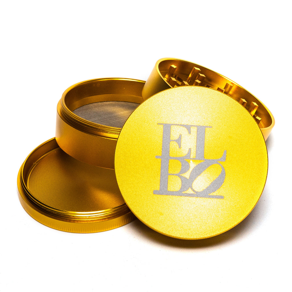 Elbo - Gold 70mm & 55mm Luxury 4 Piece Grinder - Stainless v2