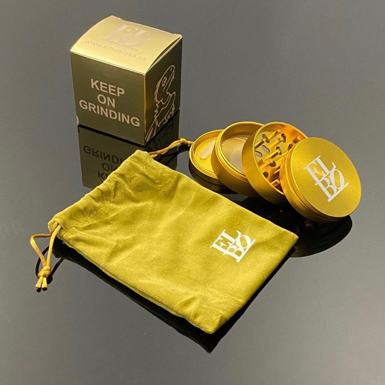 Elbo - Gold 70mm & 55mm Luxury 4 Piece Grinder - Stainless v2