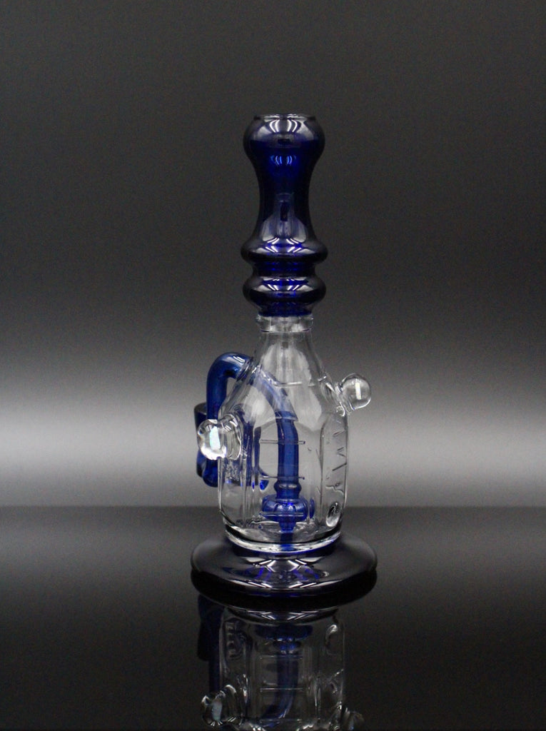 Cobalt Blue Pyrex Rig