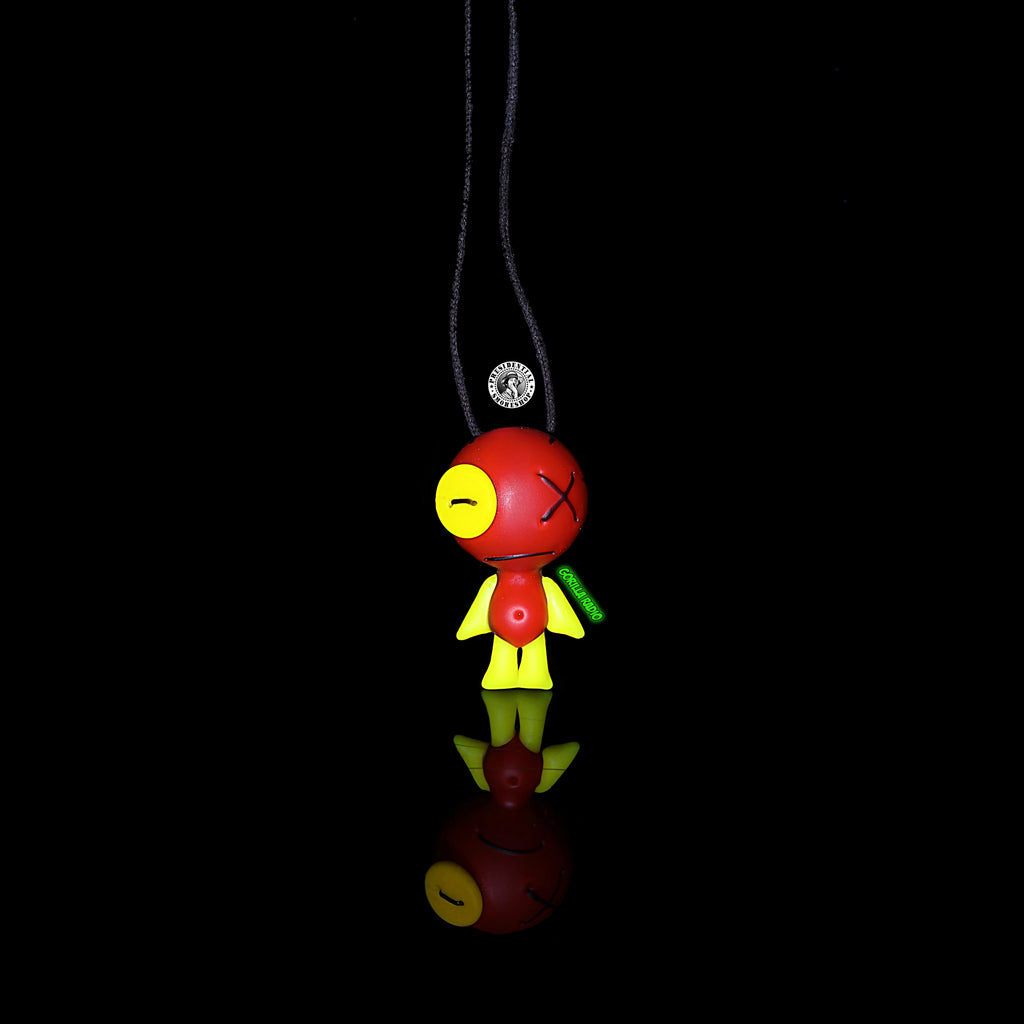 Red Crayon/ Yellow Crayon Pendent