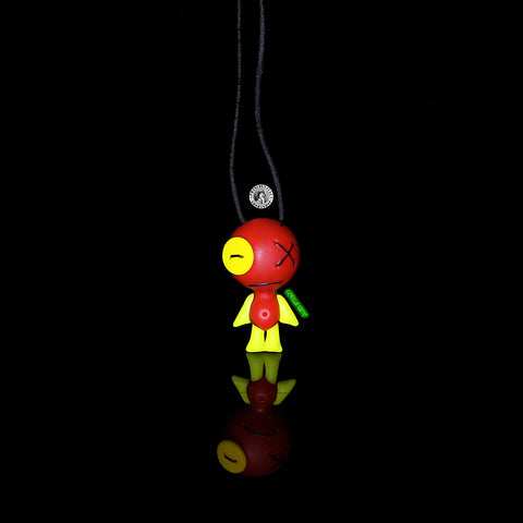 Red Crayon/ Yellow Crayon Pendent