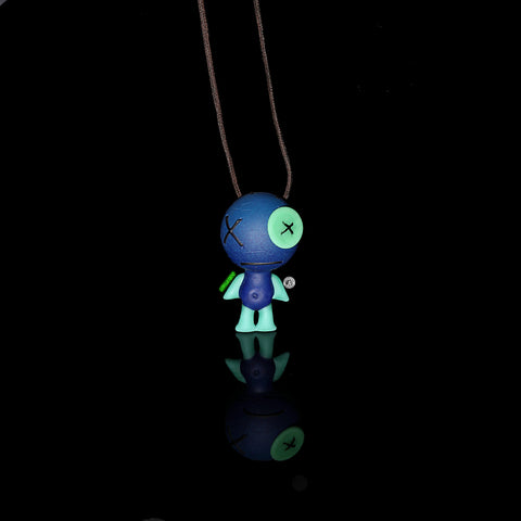 Twilight Blue with Mint Pendent