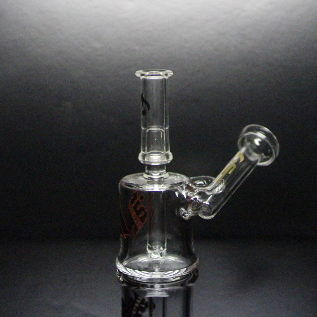 Hitman Glass  Phase 2 Hammer Head  (Gold flame on mouth piece)