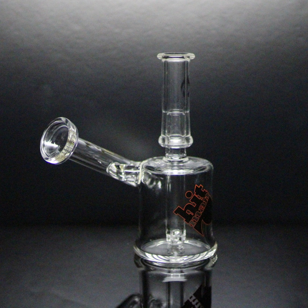 Hitman Glass  Phase 2 Hammer Head  (Gold flame on mouth piece)