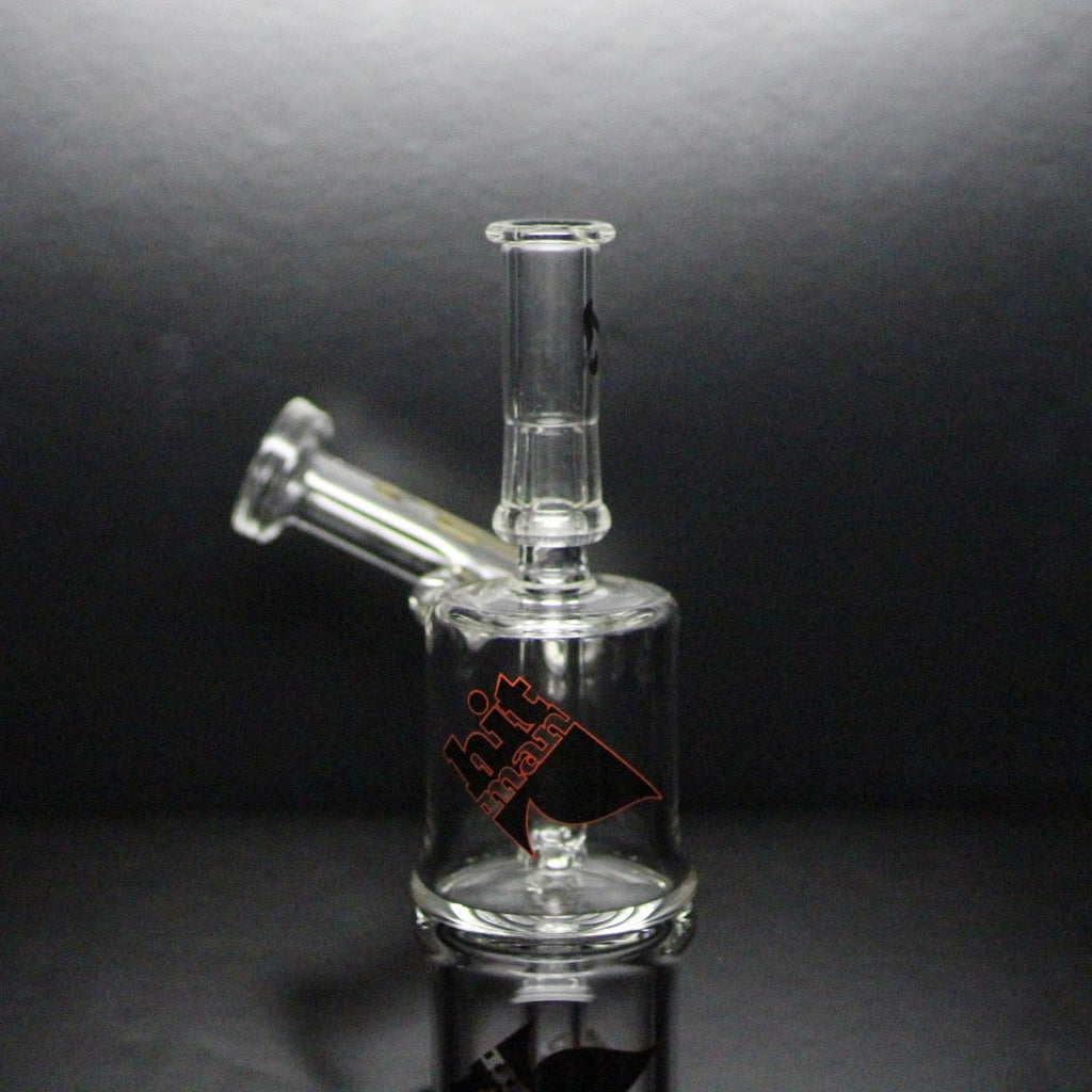 Hitman Glass  Phase 2 Hammer Head  (Gold flame on mouth piece)