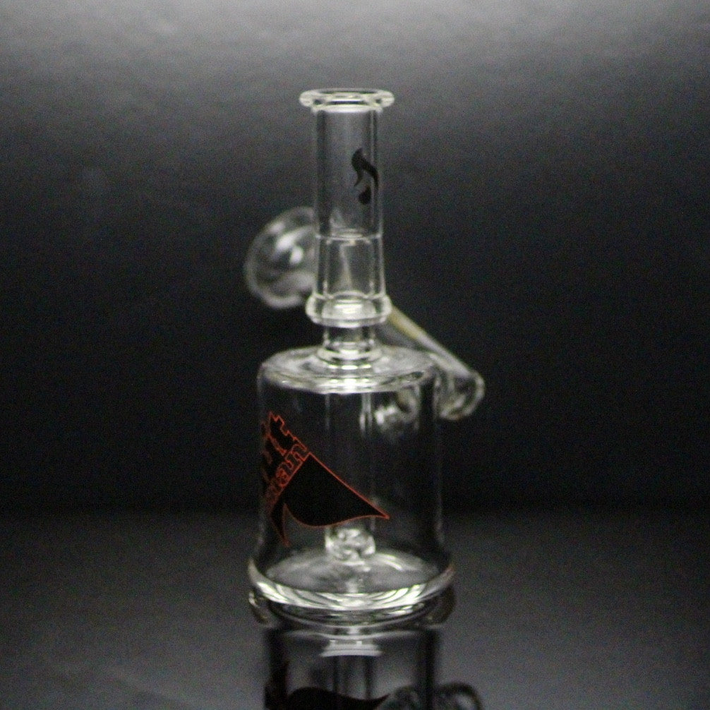 Hitman Glass  Phase 2 Hammer Head  (Gold flame on mouth piece)