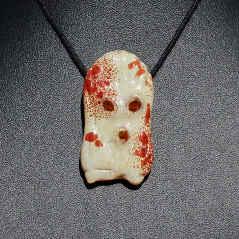 Soaked Glass Skimask Pendant